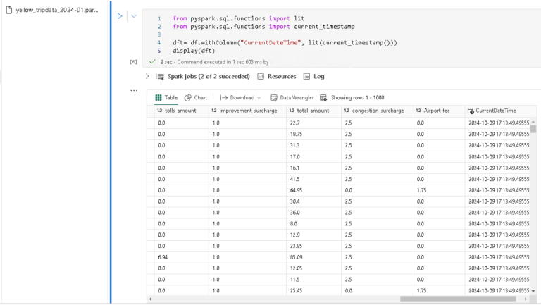 How to add Current DateTime as New Column to Fabric Lakehouse using ...